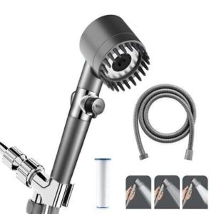 Filtered Shower Head with Handheld, High Water Pressure Water Flow