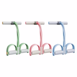 Foot pedal support sitting fitness equipment