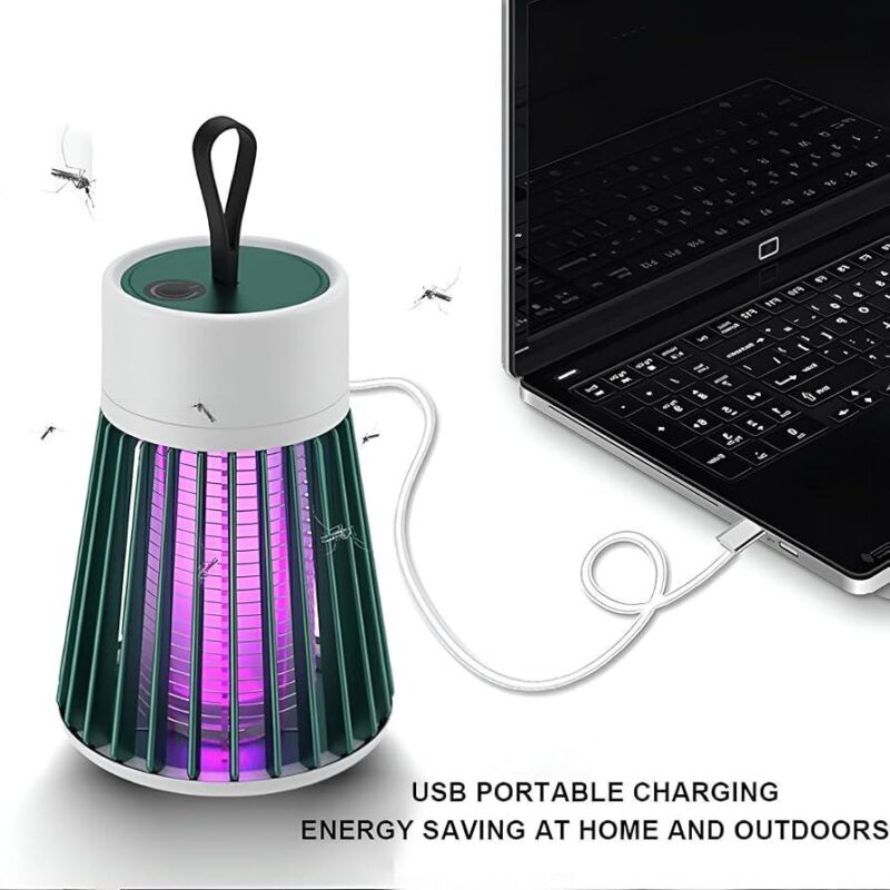 USB Rechargeable Mosquito Killer Lamp – Portable Insect Trap with UV Light