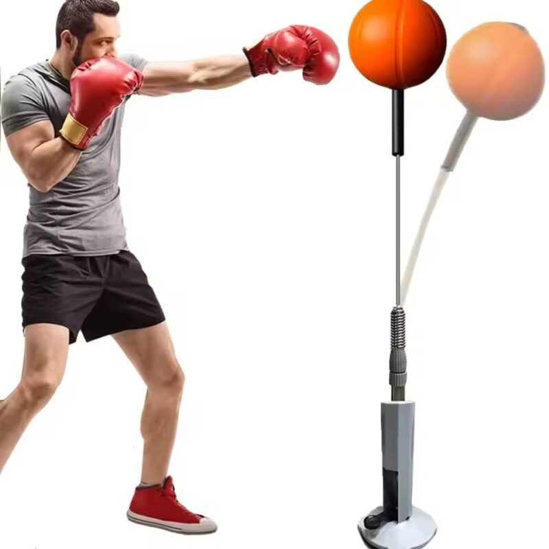 Adjustable Reflex Boxing Ball with Stand – Freestanding Speed Punch Trainer