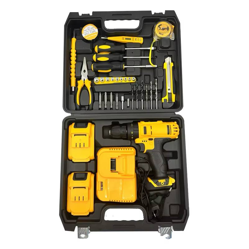Cordless Drill & Home Repair Tool Kit – 88-Piece Set with Rechargeable Batteries