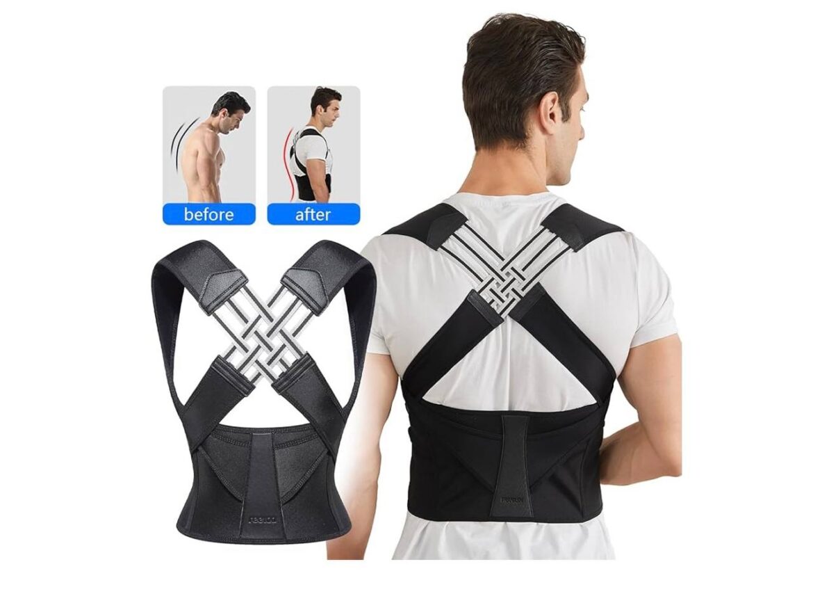Adjustable Posture Corrector for Back and Shoulder Support – Unisex Design