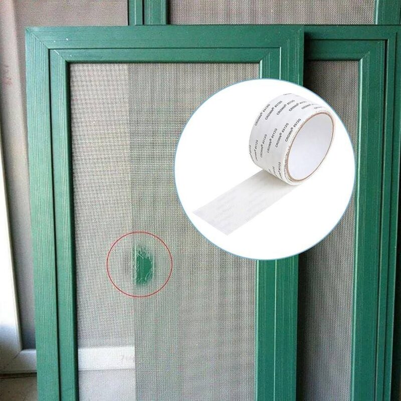 Self-Adhesive Mesh Repair Tape – Screen Patch Roll for Windows and Doors 3 pcs